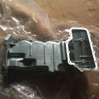 Oil pan lower upper
